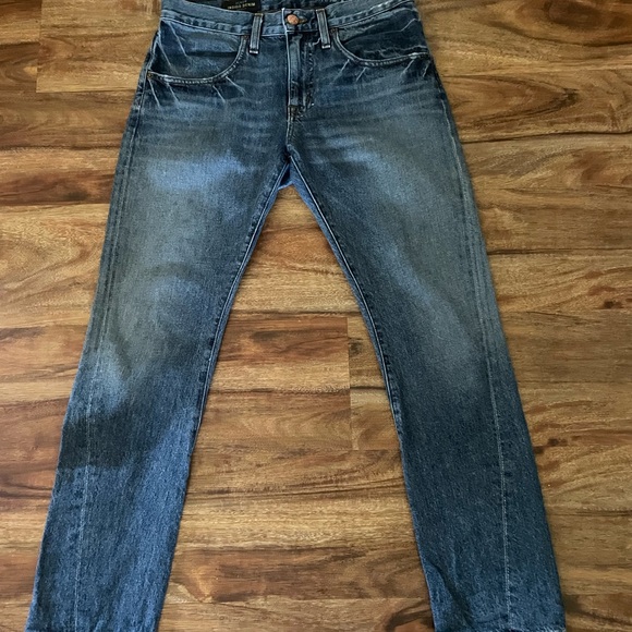 J. Crew Indigo Denim Jeans, Size 2 (24) - Picture 2 of 7